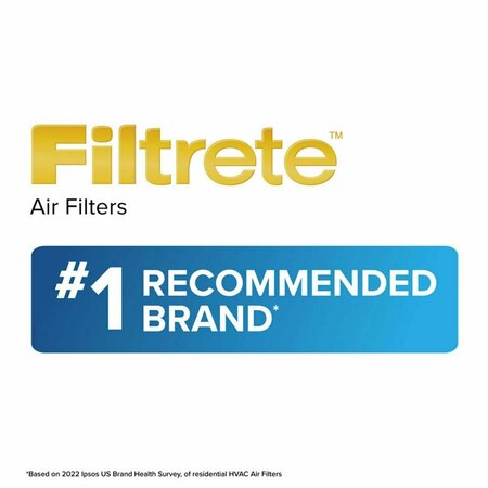 Filtrete 16 in. W X 25 in. H X 1 in. D Synthetic 5 MERV Flat Panel Filter , 2PK FPL01-2PK-24